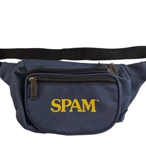 SPAM Brand Blue Waist Fanny Belt Bag Unisex OS Novelty Gift Fun Sizzle CO-1723